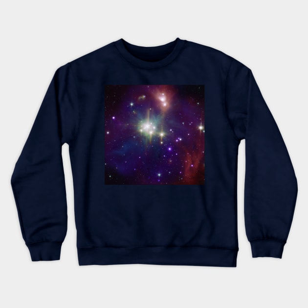 Coronet in X-rays from Chandra and infrared from NASA Spitzer Space Telescope. Crewneck Sweatshirt by immortalpeaches